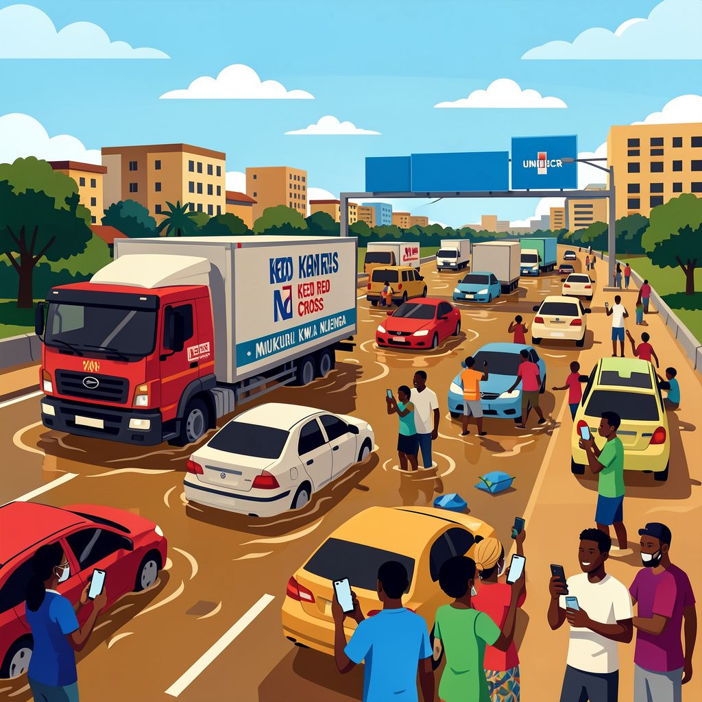 Nairobi's Main Highway Shut Down by Flooding Crisis