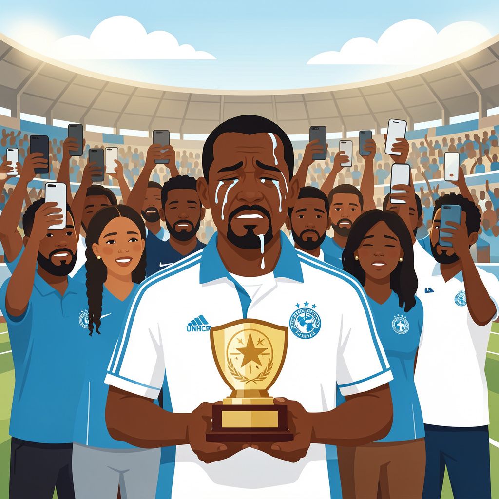 Kenyan Coach Dedicates Prestigious Award to Late Wife on Mother's Day