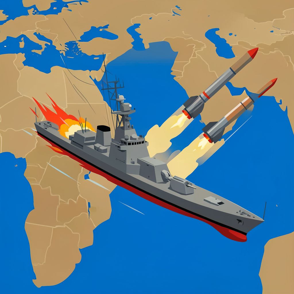 Iran Strikes US Warship as Military Standoff Escalates in Strait of Hormuz
