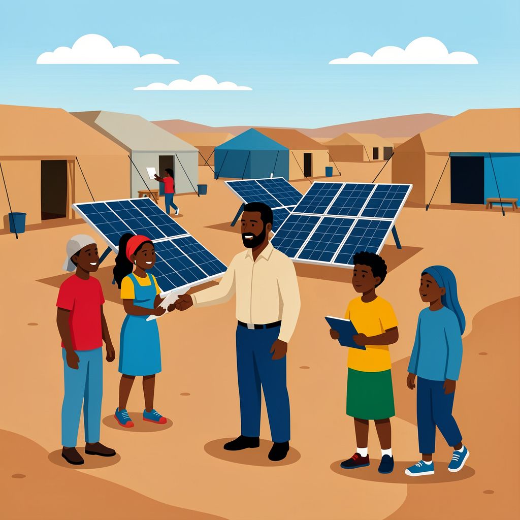 Teacher Leads Solar Revolution in Refugee Schools