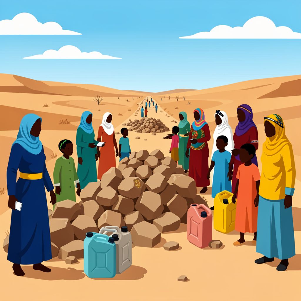 Kalobeyei Refugees Block Roads in Water Crisis Protest