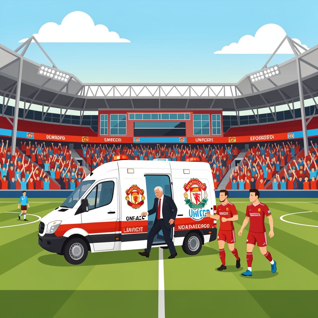 Sir Alex Ferguson Hospitalised During Manchester United's Crucial Liverpool Match