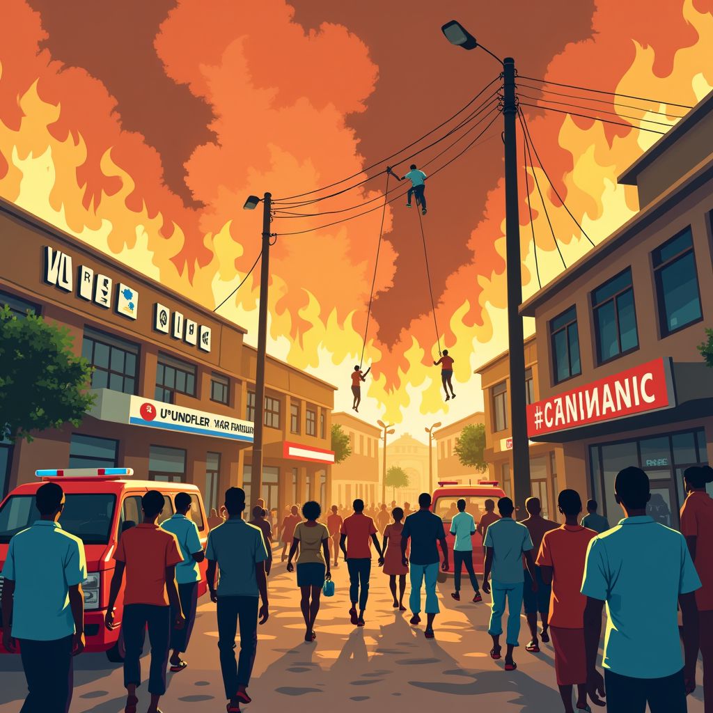 Hundreds Trapped as Fire Engulfs Major Shopping Complex in Nairobi's Eastleigh