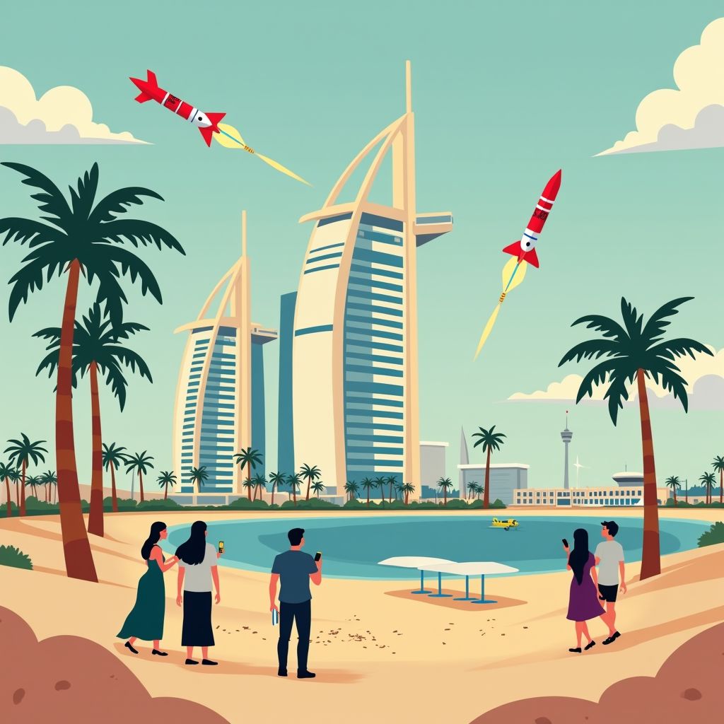 Iranian Missile Strikes Hit Dubai Military Facilities as Regional Conflict Escalates