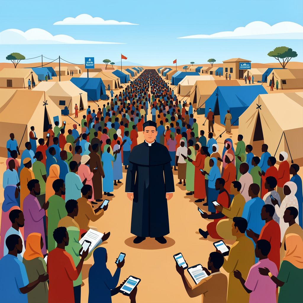 Jesuit Priest Documents Four Months Among 300,000 Refugees in Kenya's Kakuma Camp