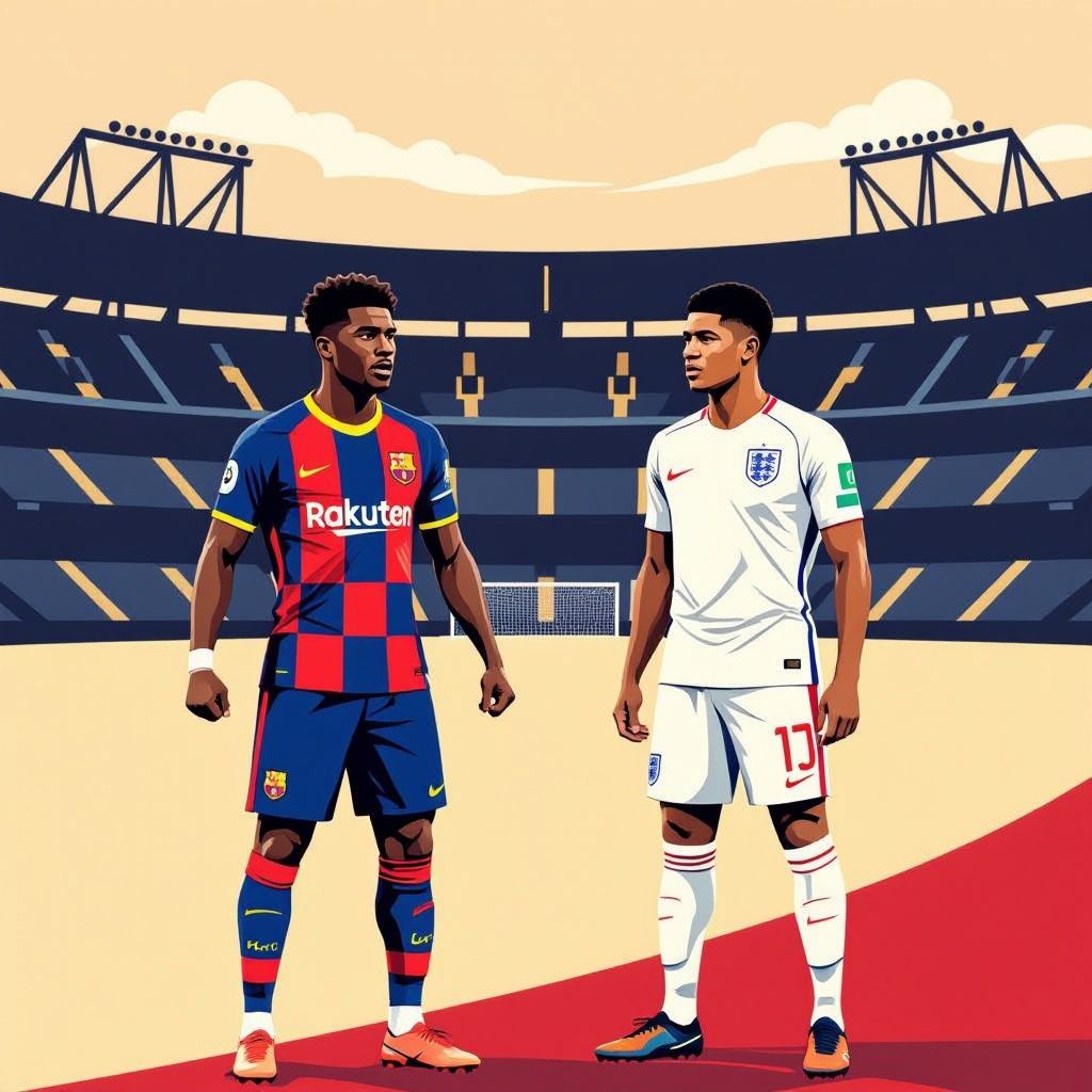 Barcelona Choose Anthony Gordon Over Marcus Rashford, Leaving England Forward's Future in Doubt