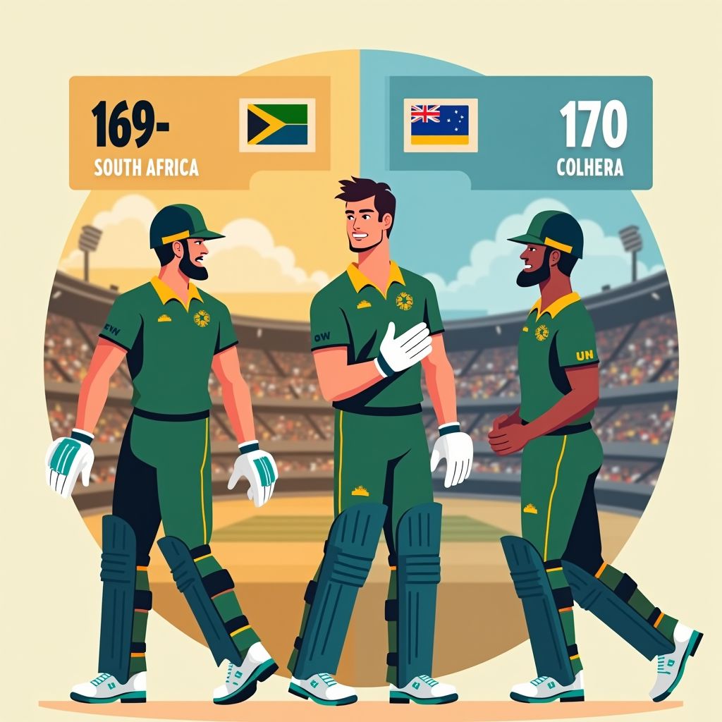 South Africa Set 170-Run Target for New Zealand in T20 World Cup Semi-Final